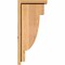Ekena Millwork Alpine Smooth Corbel w/Backplate, Western Red Cedar, 5 1/2"W x 10"D x 22"H COR06X10X22ALP01SWR - alternate 4